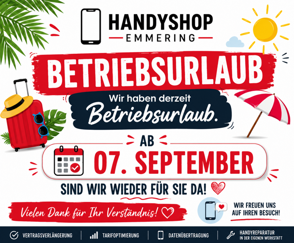 Handyshop_Emmering_Urlaub_2026